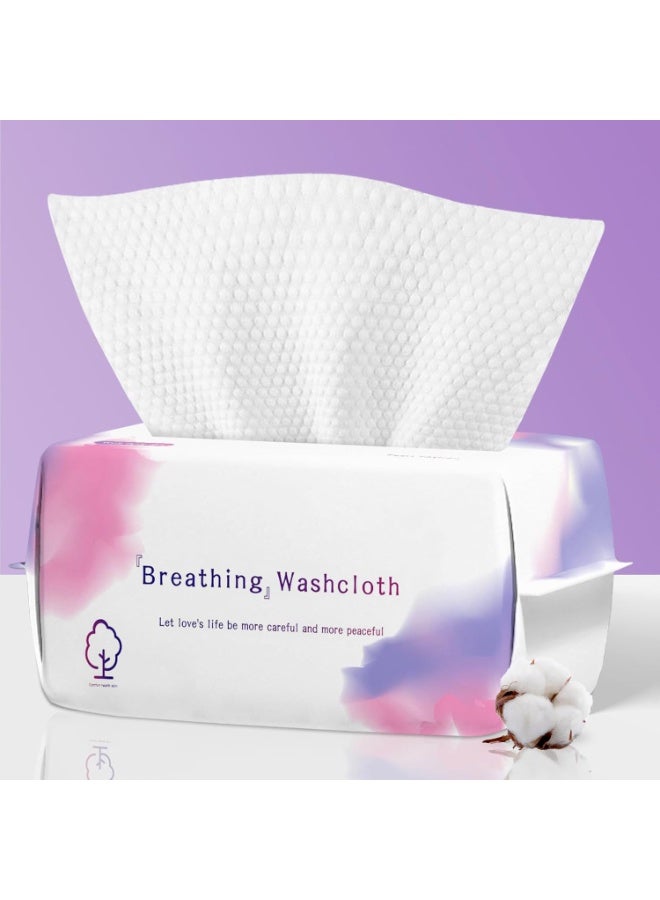 منشفة وجه disposable، منشفة وجه قطن ناعمة، مناديل جافة تستخدم للتنظيف والتجفيف - Image 1